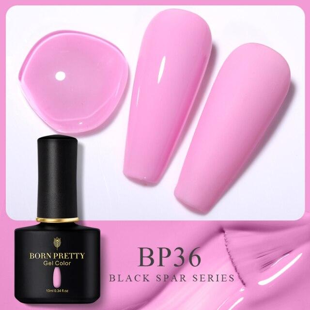 Soft pink crème gel nail polish, shade BP36