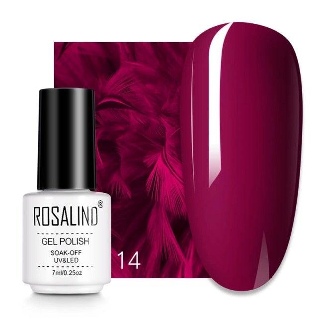 Espresso plum crème gel nail polish, shade RC14