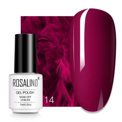 Espresso plum crème gel nail polish, shade RC14