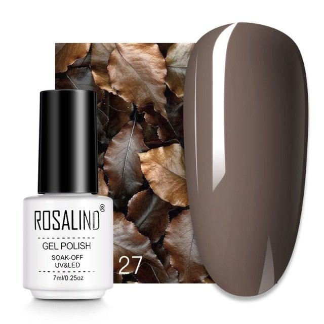 Deep nude crème gel nail polish, shade RC27
