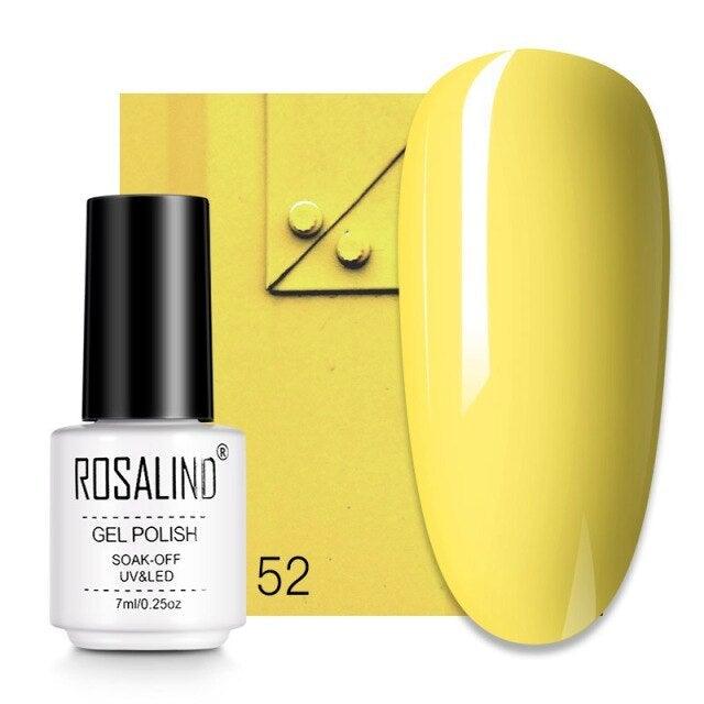 Pale citrine crème gel nail polish, shade RC52