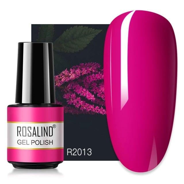 Deep red crème gel nail polish, shade RAR2013