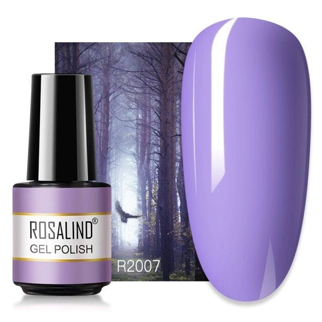 Rich blue crème gel nail polish, shade RAR2007