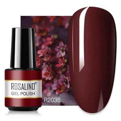 Espresso plum crème gel nail polish, shade RAR2036