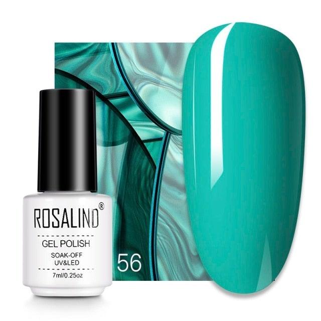Soft blue crème gel nail polish, shade RC56