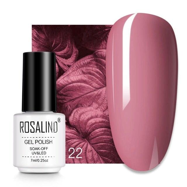 Rich red crème gel nail polish, shade RC22