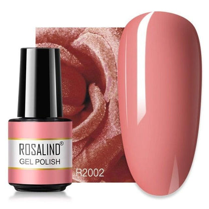 Rich red crème gel nail polish, shade RAR2002