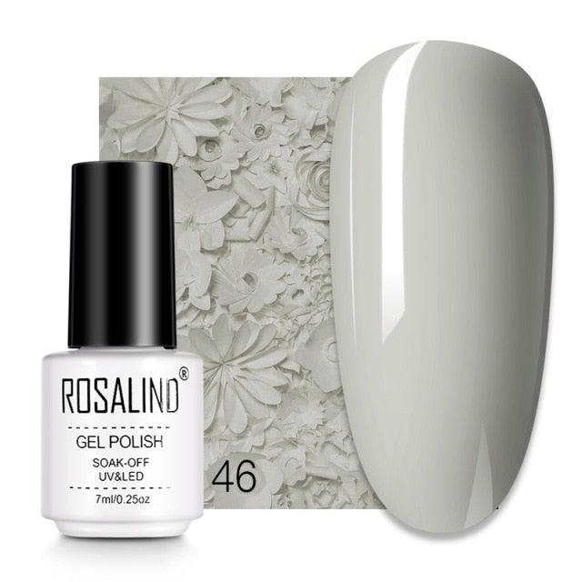 Soft ivory sheer gel nail polish, shade RC46