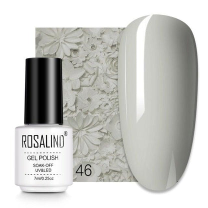 Soft ivory sheer gel nail polish, shade RC46