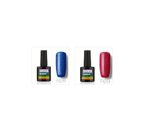 2-shade gel nail polish set, shades R28, R29