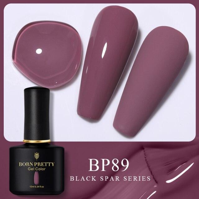 Rich red crème gel nail polish, shade BP89