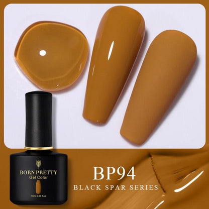 Rich coral crème gel nail polish, shade BP94