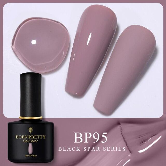 Soft red crème gel nail polish, shade BP95