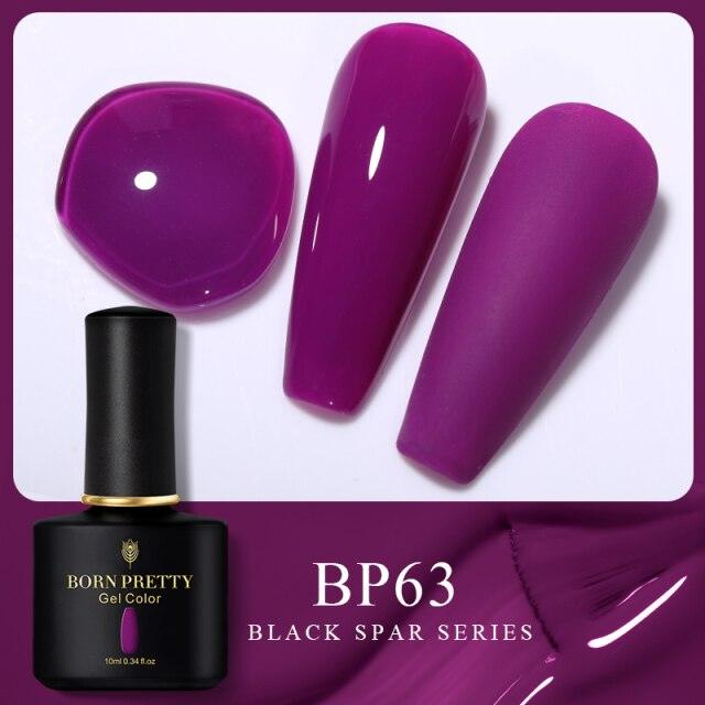 Deep pink crème gel nail polish, shade BP63