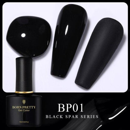 Espresso blue crème gel nail polish, shade BP01