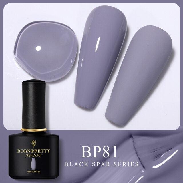 Soft blue crème gel nail polish, shade BP81
