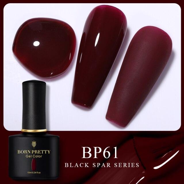 Espresso plum crème gel nail polish, shade BP61