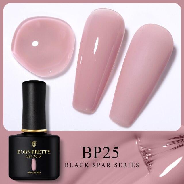Soft pink crème gel nail polish, shade BP25