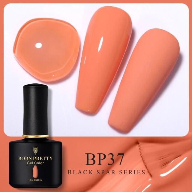 Soft red crème gel nail polish, shade BP37