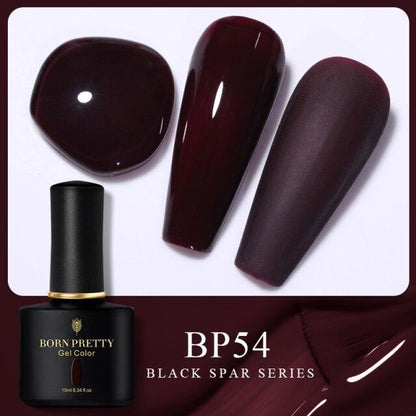 Espresso plum crème gel nail polish, shade BP54