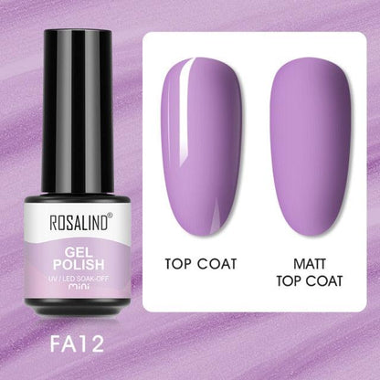 Rich violet crème gel nail polish, shade FXA-FA12
