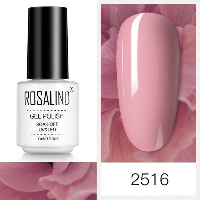 Rich red crème gel nail polish, shade RC2516