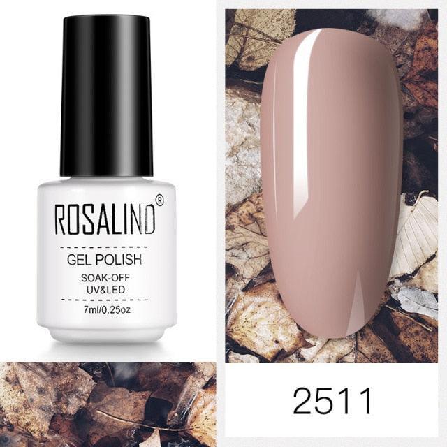 Rich red crème gel nail polish, shade RC2511
