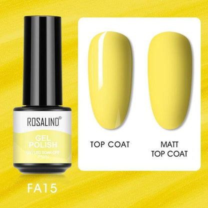Pale citrine crème gel nail polish, shade FXA-FA15