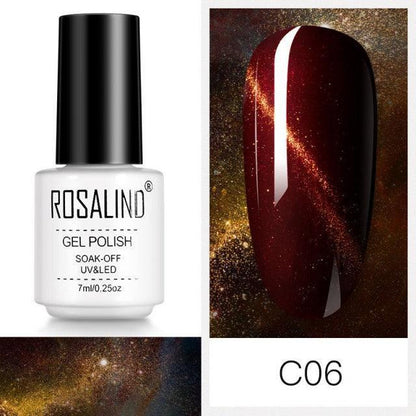Espresso plum crème gel nail polish, shade RCC06