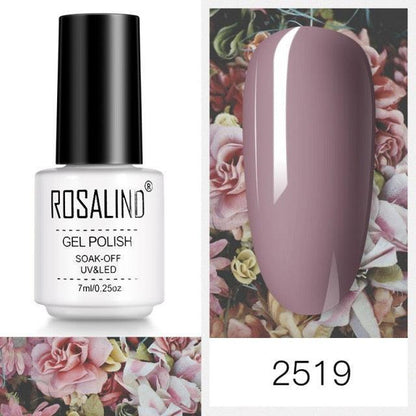 Rich red crème gel nail polish, shade RC2519