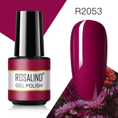 Deep red crème gel nail polish, shade RAR2053