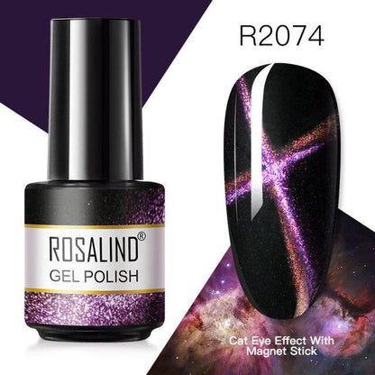 Espresso violet shimmer gel nail polish, shade RAR2074