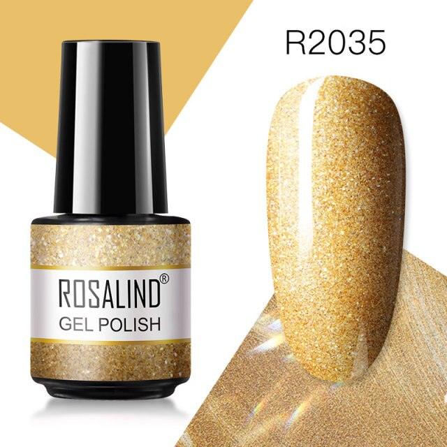 Soft coral glitter gel nail polish, shade RAR2035