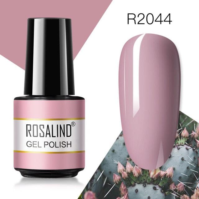 Soft red crème gel nail polish, shade RAR2044