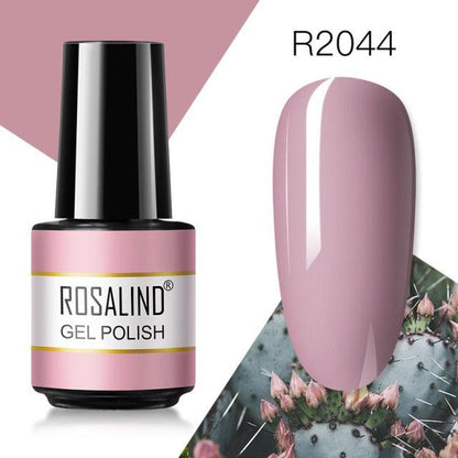Soft red crème gel nail polish, shade RAR2044