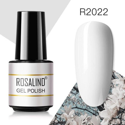 Soft ivory shimmer gel nail polish, shade RAR2022
