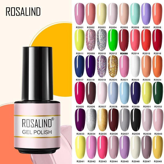 Gel Nail Polish, 88 Shades, Matte & Glossy, UV/LED, 7ml