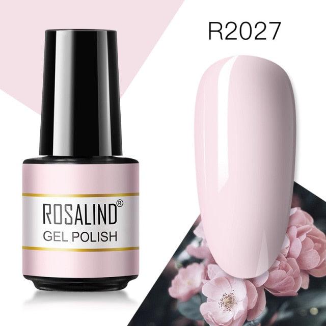 Soft red crème gel nail polish, shade RAR2027