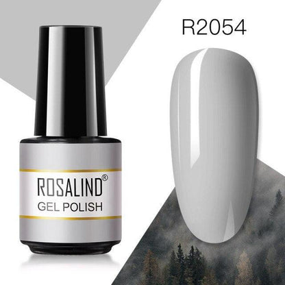 Rich grey crème gel nail polish, shade RAR2054