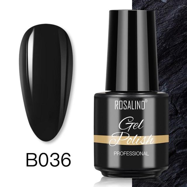 Espresso noir shimmer gel nail polish, shade SLA-B036