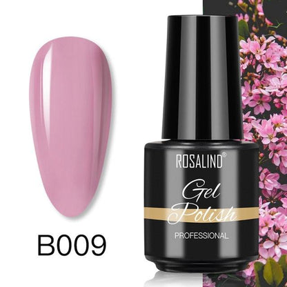 Deep nude shimmer gel nail polish, shade SLA-B009