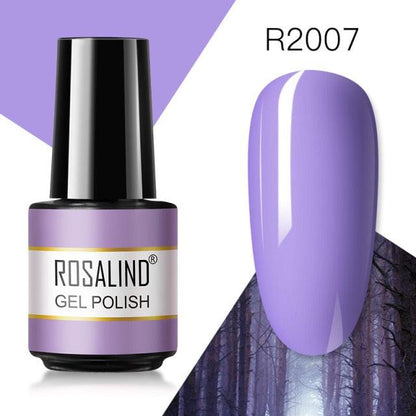 Rich violet crème gel nail polish, shade RAR2007