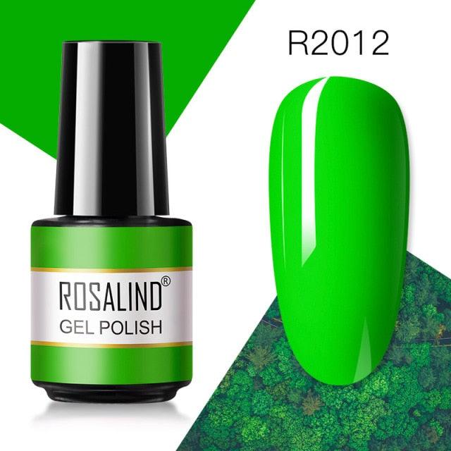 Soft green crème gel nail polish, shade RAR2012