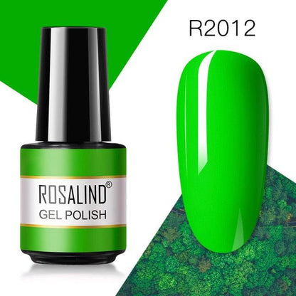 Soft green crème gel nail polish, shade RAR2012