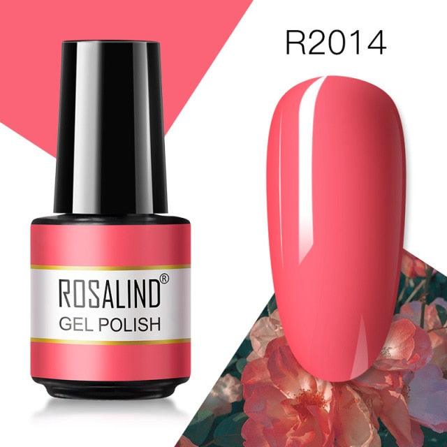 Rich red crème gel nail polish, shade RAR2014
