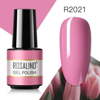 Soft red crème gel nail polish, shade RAR2021