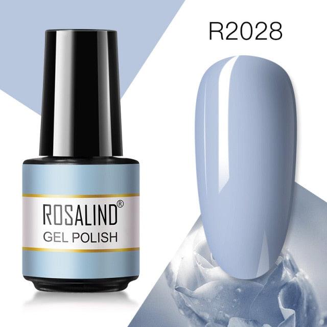 Soft blue crème gel nail polish, shade RAR2028