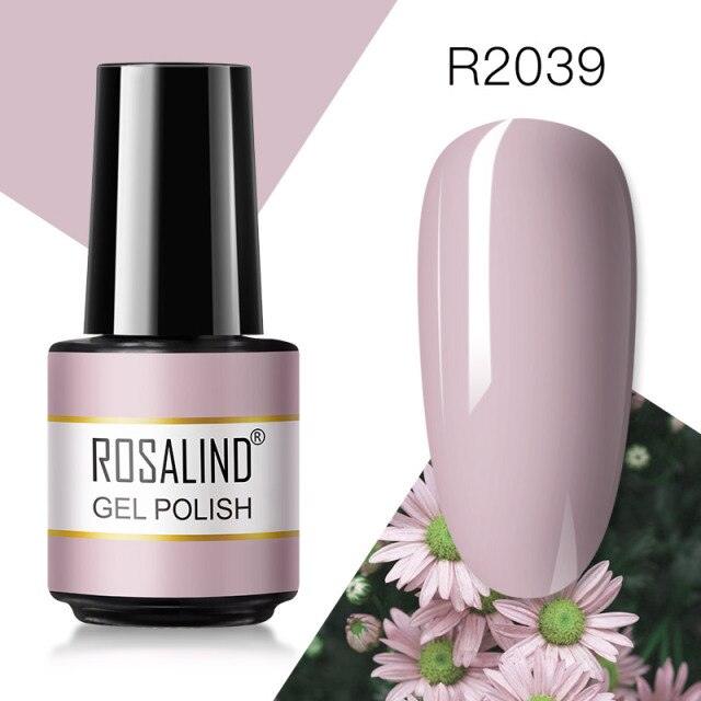 Soft red crème gel nail polish, shade RAR2039