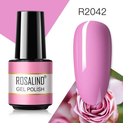 Soft pink crème gel nail polish, shade RAR2042