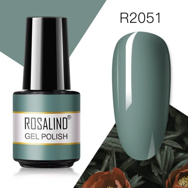 Rich green crème gel nail polish, shade RAR2051